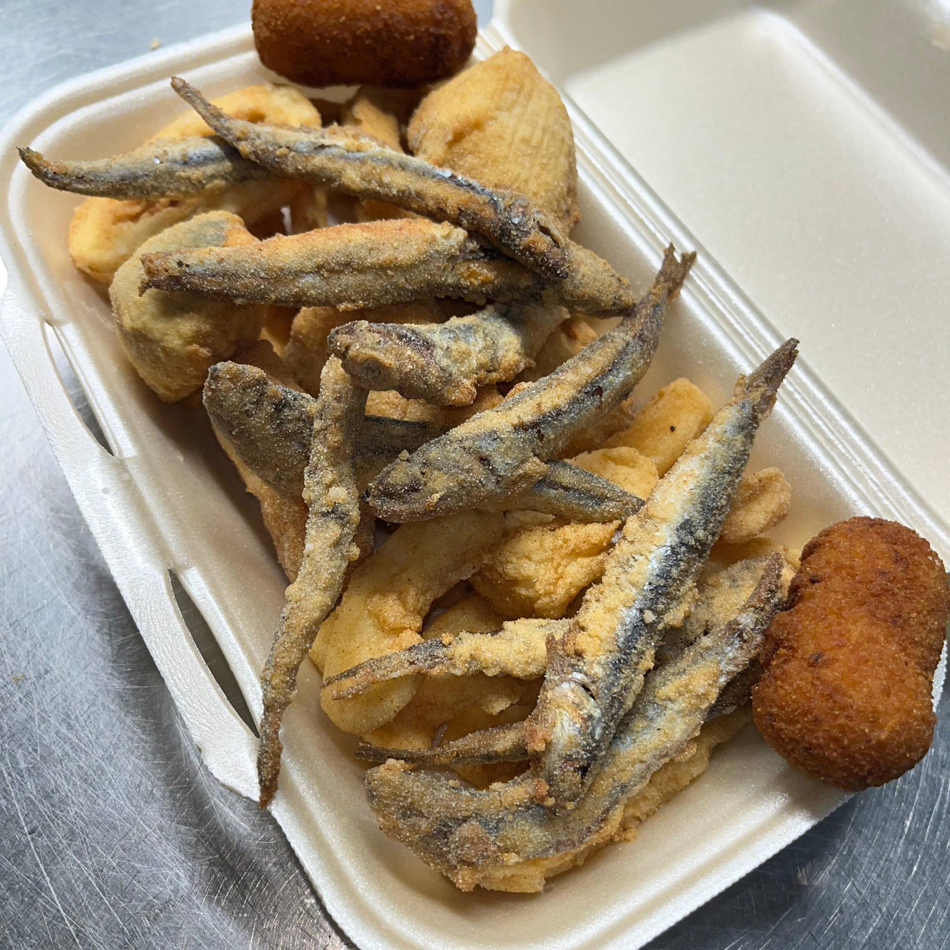 medio kilo pescado variado